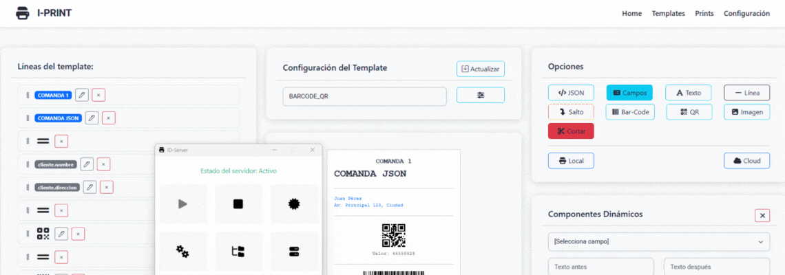 Diseño de templates de impresión personalizables con IDPrint